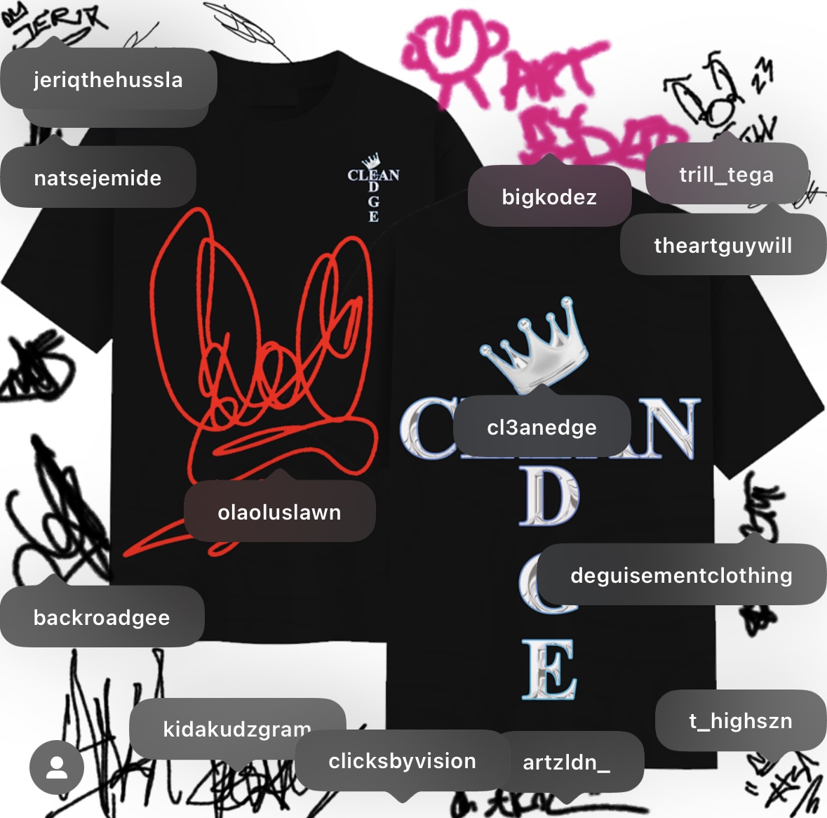 Co-sign sheet. CL3ANEDGE x VY-SHUN.